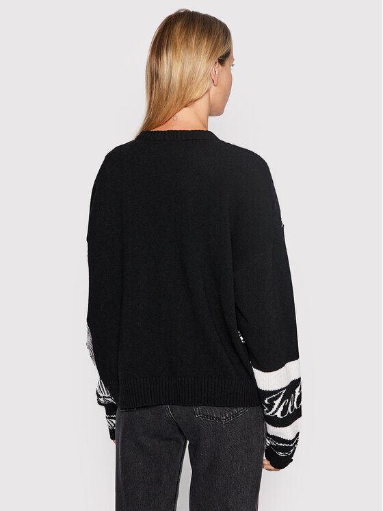 Iceberg Iceberg Sweter 22II2P0A0247079 Czarny Regular Fit