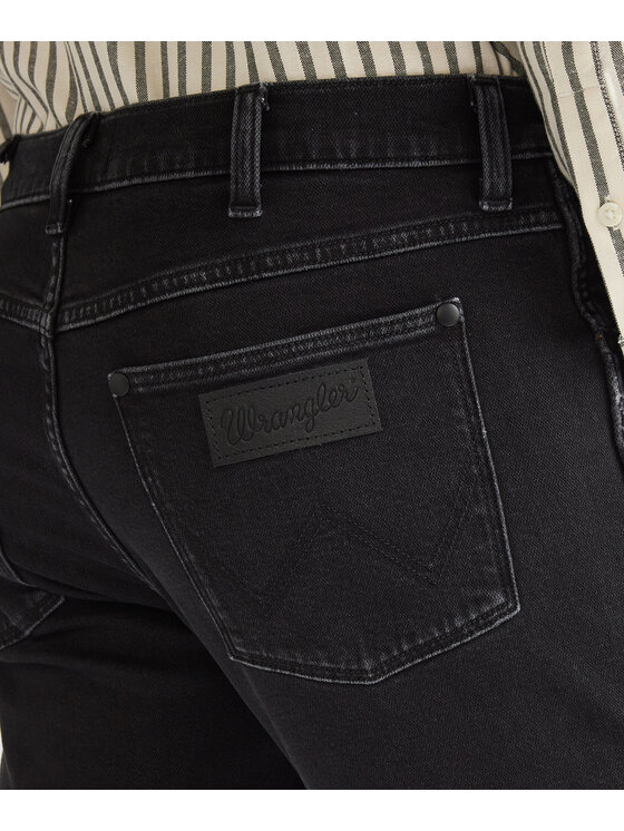 Wrangler Wrangler Jeansy 112386853 Czarny Straight Fit