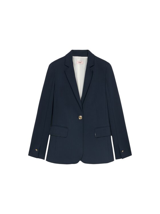 Oltre Oltre Giacca outdoor Q795R104587N034 Blu Regular Fit