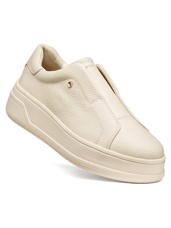 Geox Geox Sneakersy D Spherica Ecub-2 D65WVE 46 C1122 Kremowy