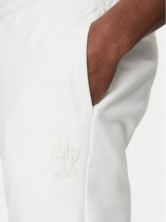 Guess Guess Szorty sportowe M5GD10 KCN01 Biały Regular Fit