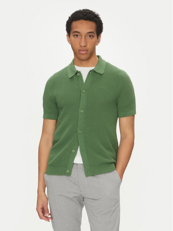 JOOP! Jeans JOOP! Jeans Pletena jopica 15 JJK-09Vinceo 30045456 Zelena Modern Fit