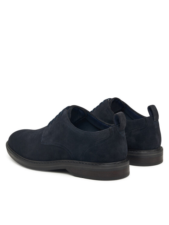 Clarks Clarks Pusbačiai Aldwin Lace 26183251 Tamsiai mėlyna