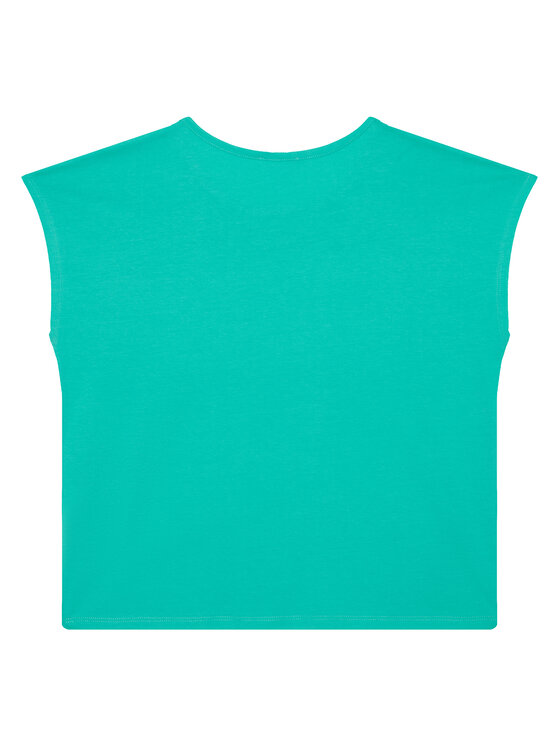 United Colors Of Benetton United Colors Of Benetton Majica 3I1XC10P0 Zelena Regular Fit
