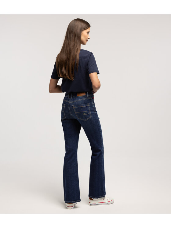Lee Cooper Lee Cooper Jeansy BECCA 3200 Granatowy Bootcut Fit