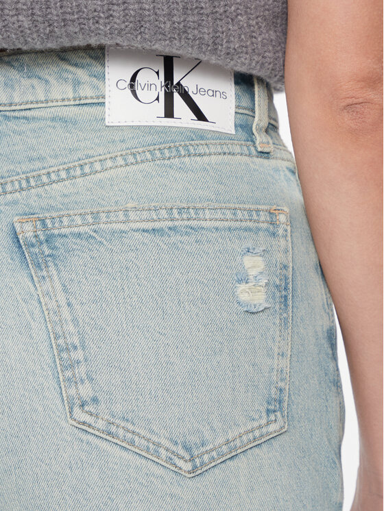 Calvin Klein Jeans Calvin Klein Jeans Džinsai Authentic Slim Straight J20J222864 Mėlyna Slim Fit