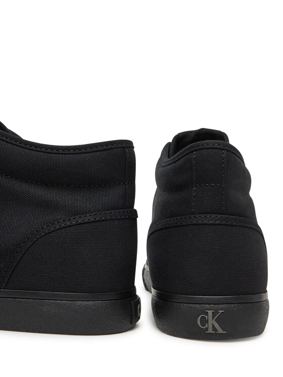 Calvin Klein Jeans Calvin Klein Jeans Laisvalaikio batai Ess Vulc Mid Mg Canvas YM0YM01210 Juoda