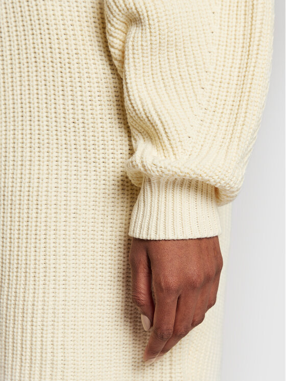 Edited Edited Strickkleid Xena EDT6037001000002 Beige Regular Fit