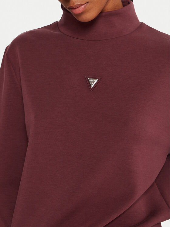 Guess Guess Sweatshirt Olympe V4YQ05 KCAY2 Dunkelrot Regular Fit