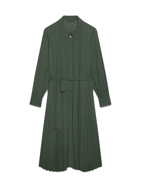 Fiorella Rubino Fiorella Rubino Vestito da giorno 7093L001290N035 Verde Regular Fit
