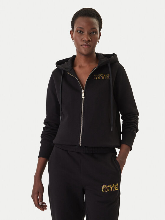 Versace Jeans Couture Hanorac 80HAIT00 CF01T Negru Regular Fit
