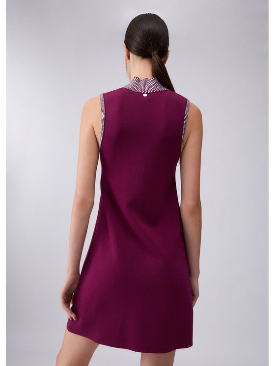 Liu Jo Liu Jo Sukienka wieczorowa WA6223MS55N92428 Fioletowy Regular Fit