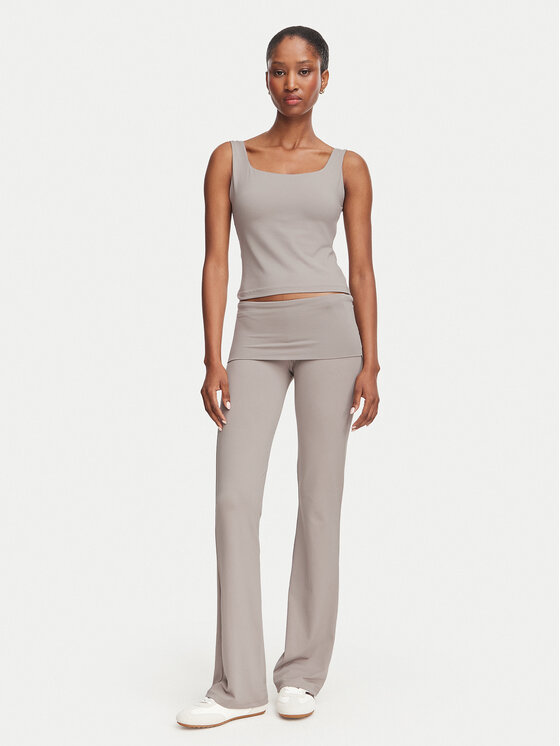Guess Guess Legginsy V6YB24 K4713 Beżowy ciemny Flare Fit