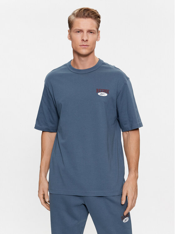 Reebok Reebok T-Shirt Archive Essentials IM1523 Modrá Regular Fit