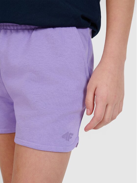 4F 4F Šortky 4FJWSS25TSHOF602-051S Fialová Regular Fit
