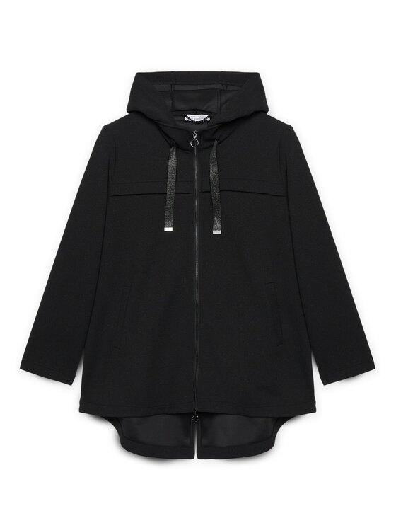 Fiorella Rubino Fiorella Rubino Cappotto F412T001301N033 Nero A-Line Fit
