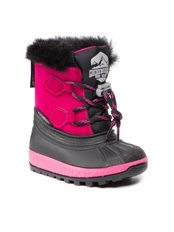 Boatilus Boatilus Снігоходи Kd Joggy Sint Leather Boot NJ16 VAR.21ZU Рожевий