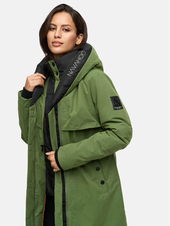 Navahoo Navahoo Kurtka zimowa Snowelf Zielony Regular Fit