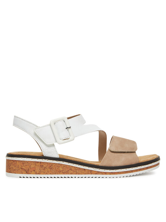 Rieker Rieker Sandalen V3660-60 Weiß