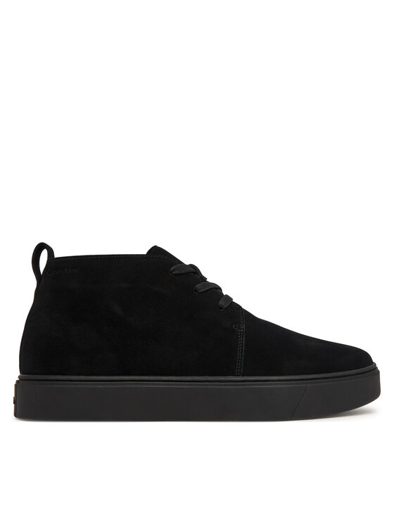 Calvin Klein Gležnjače Hybrid Clean Mid Lace Up Su HM0HM02254 Crna