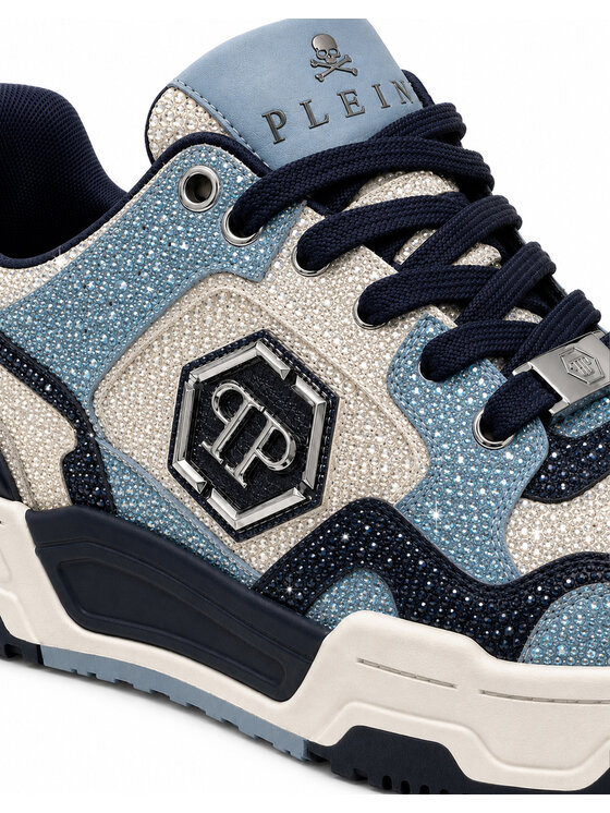 PHILIPP PLEIN PHILIPP PLEIN Sneakersy 31757 Niebieski jasny
