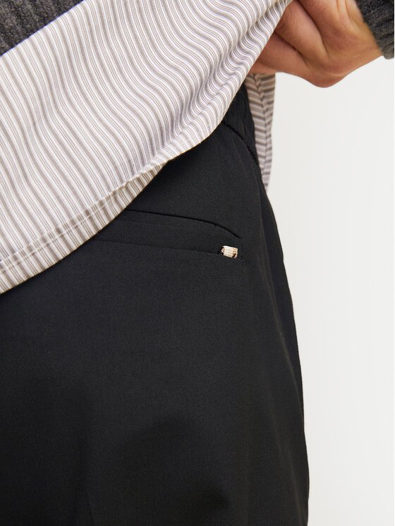 Jack & Jones Jack & Jones Chinosy Kane Edwin 12268303 Czarny Relaxed Fit