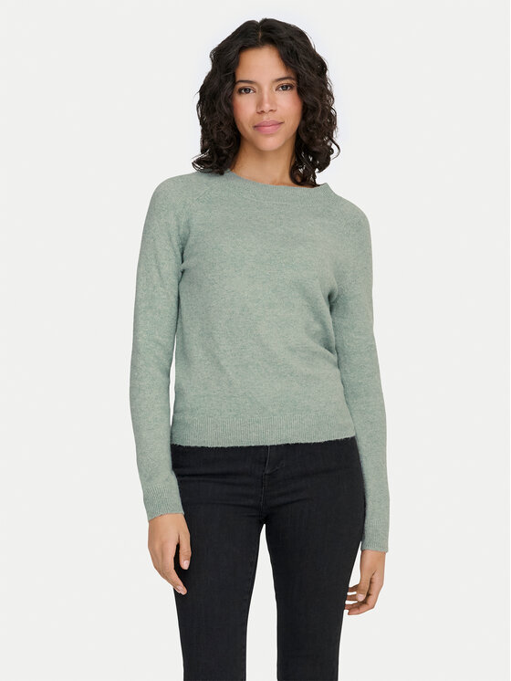 ONLY ONLY Svetr Rica 15204279 Zelená Regular Fit