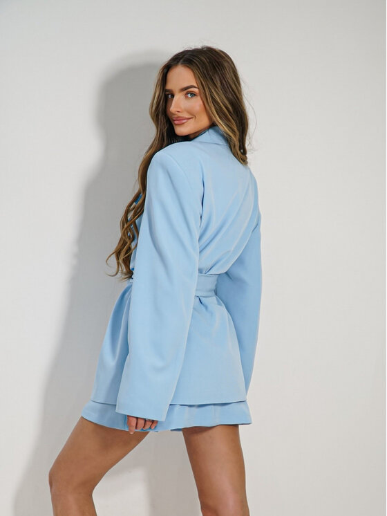 LilaLou LilaLou Marynarka About You Niebieski jasny Oversize