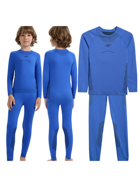 4F 4F Set di biancheria intima termica 4FJWAW25USEAM248-36S Blu