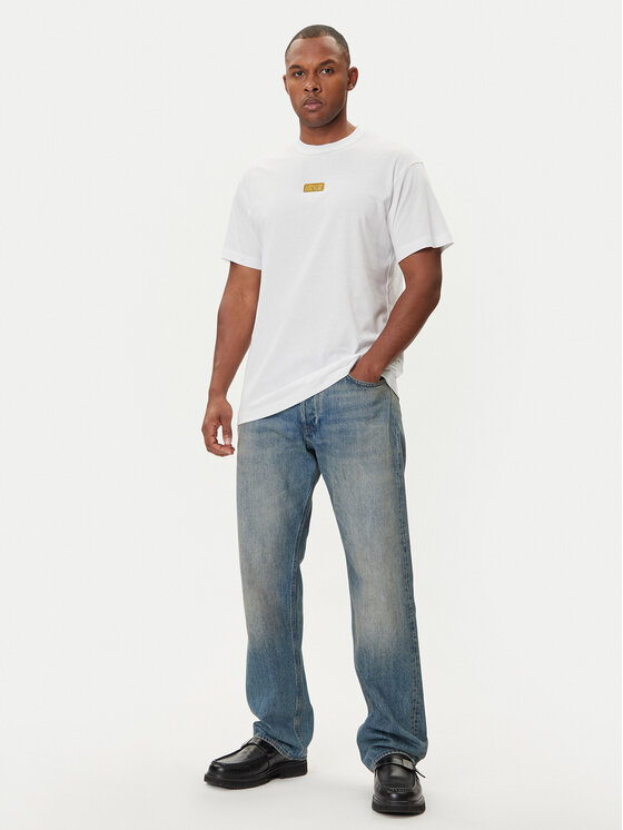Versace Jeans Couture Versace Jeans Couture T-shirt 79GAHT08 CJ00T Bijela Regular Fit