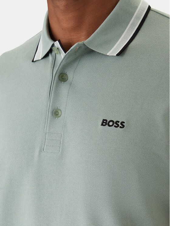 BOSS BOSS Polo majica Paddy 50469055 Zelena Regular Fit