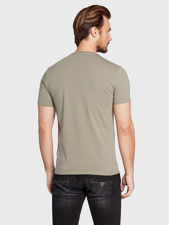 T-shirt M2YI32 J1311 Verde Slim Fit