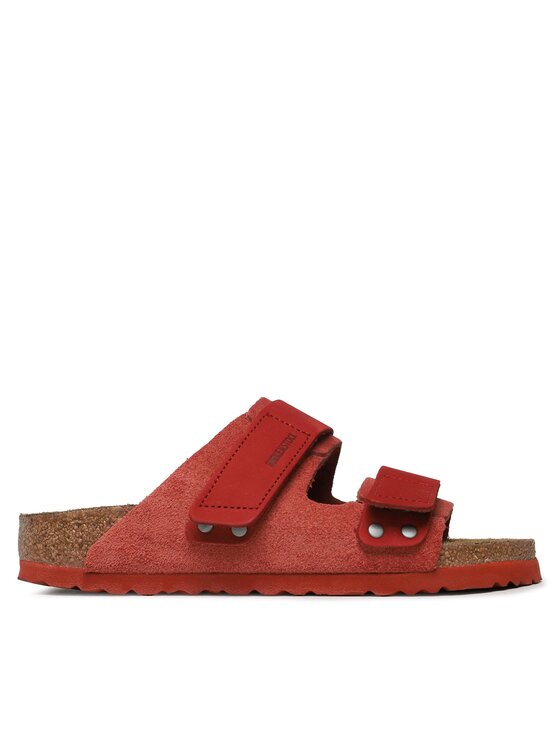 birkenstock pantoletten damen rot