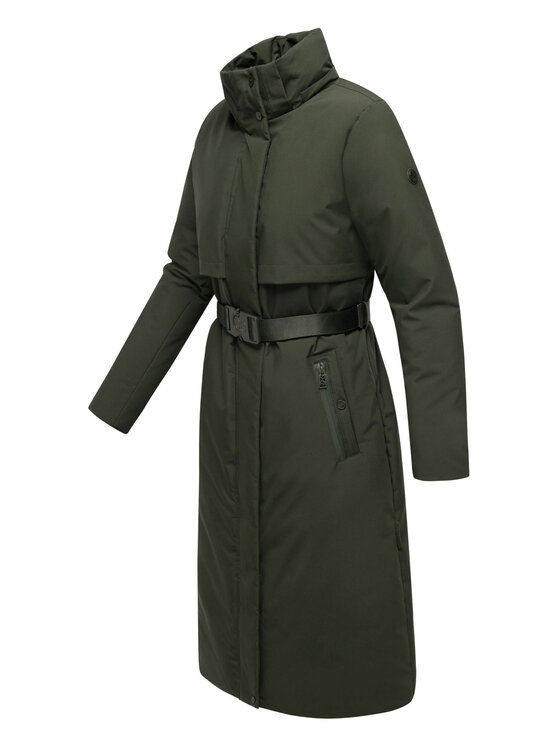 Navahoo Navahoo Kurtka zimowa Waldbummler Zielony Regular Fit