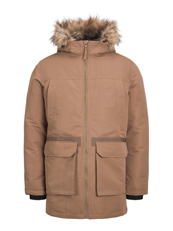 Jack&Jones Jack&Jones Zimska jakna Wing 12235858 Rjava Regular Fit