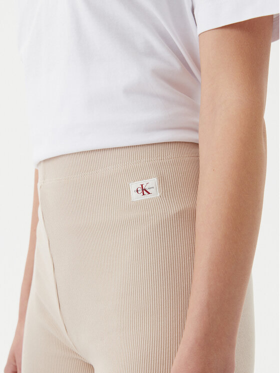 Calvin Klein Jeans Calvin Klein Jeans Cyklistické šortky J20J225217 Béžová Slim Fit