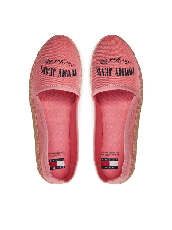 Tommy Jeans Tommy Jeans Espadryle Tjw Varsity Espadrille EN0EN02470 Różowy
