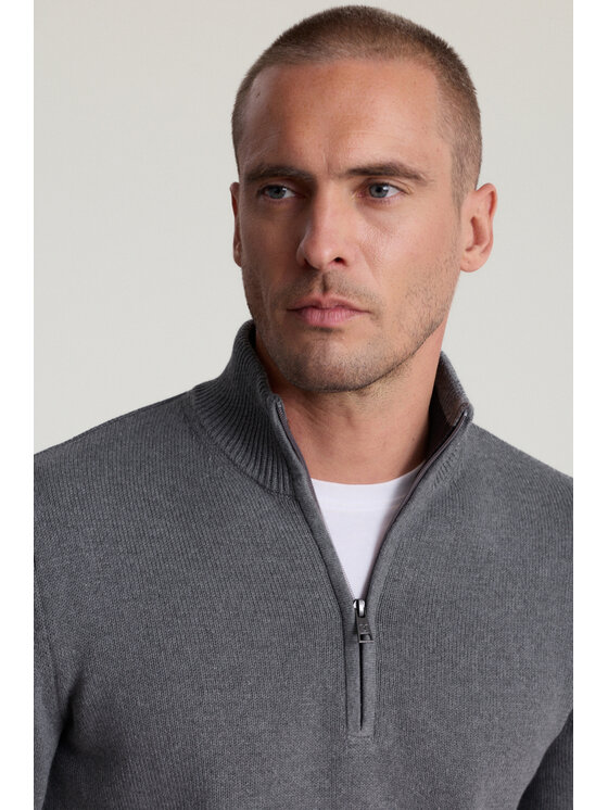 Próchnik Próchnik Sweter PM13 SW073226000027 Szary Regular Fit