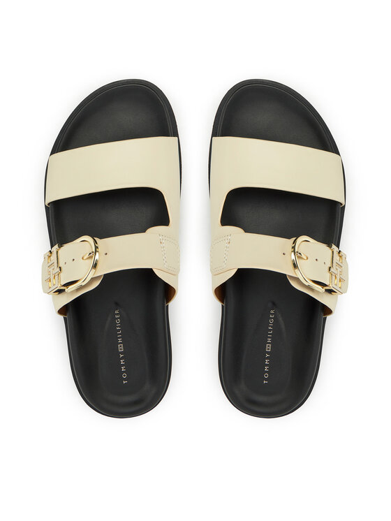 Tommy Hilfiger Tommy Hilfiger Шльопанці FW0FW08512 Écru