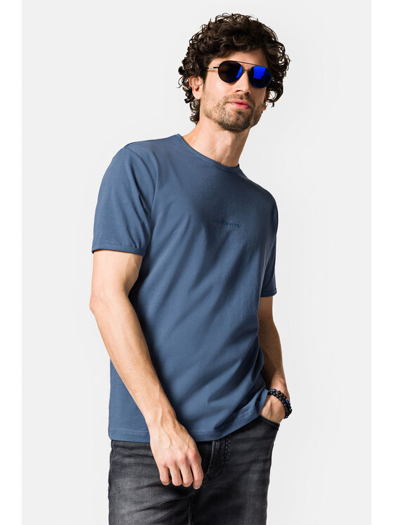 Lancerto Lancerto T-Shirt Steph TS073123000006 Niebieski Regular Fit