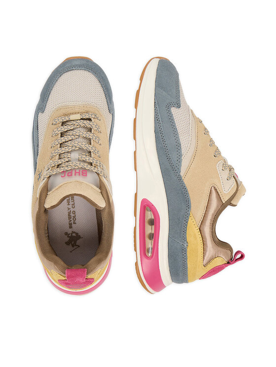 Beverly Hills Polo Club Beverly Hills Polo Club Sneakersy EO-L240061 Beżowy