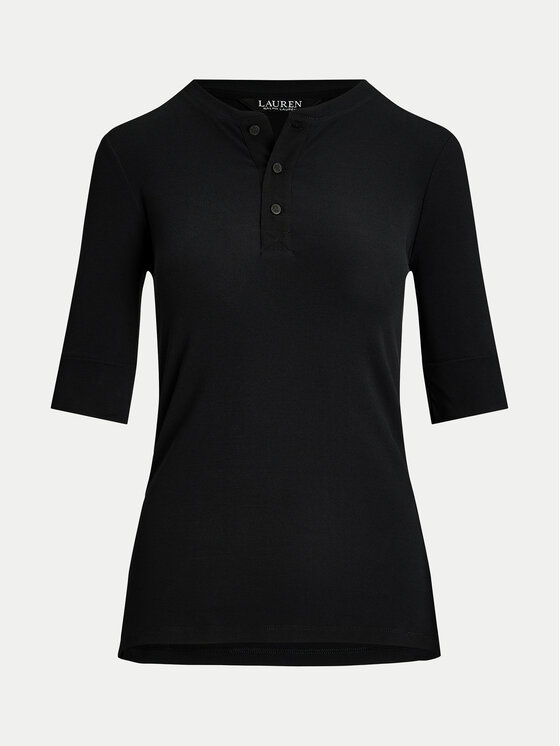 LAUREN RALPH LAUREN Lauren Ralph Lauren Bluse 200940439001 Schwarz Slim Fit