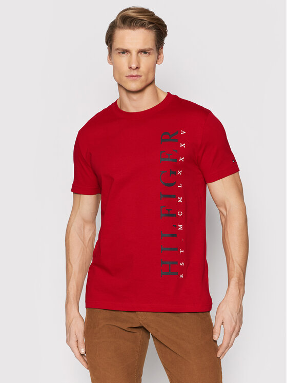 Tommy hilfiger t shirt rossa online