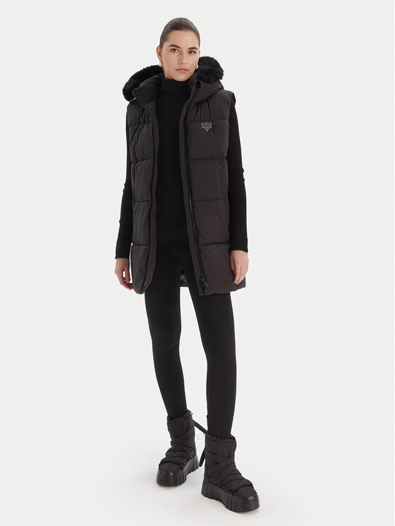 Guess Guess Демісезонна куртка 179613 Чорний Classic Fit