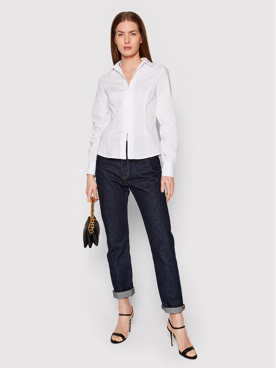Camicia W1RH24 W1LU3 Bianco Slim Fit