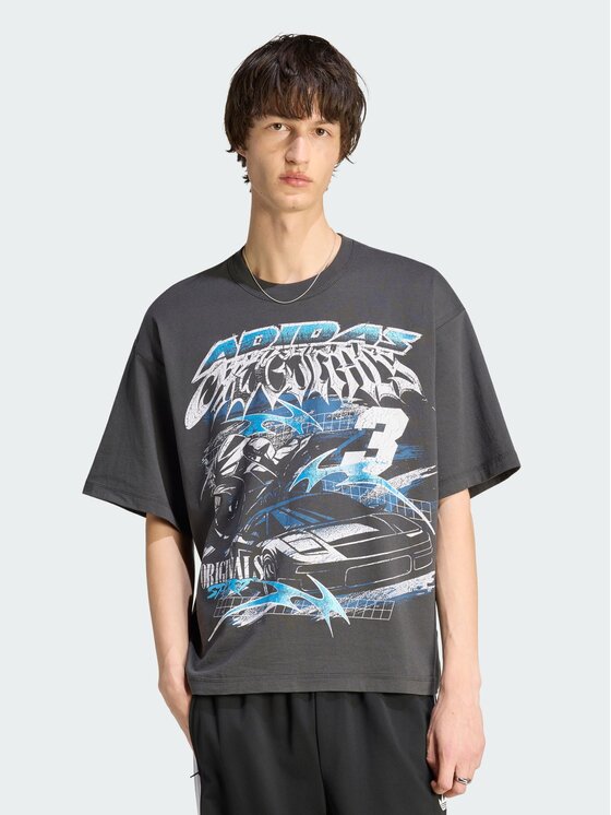 adidas adidas T-Shirt 163031 Czarny Oversize