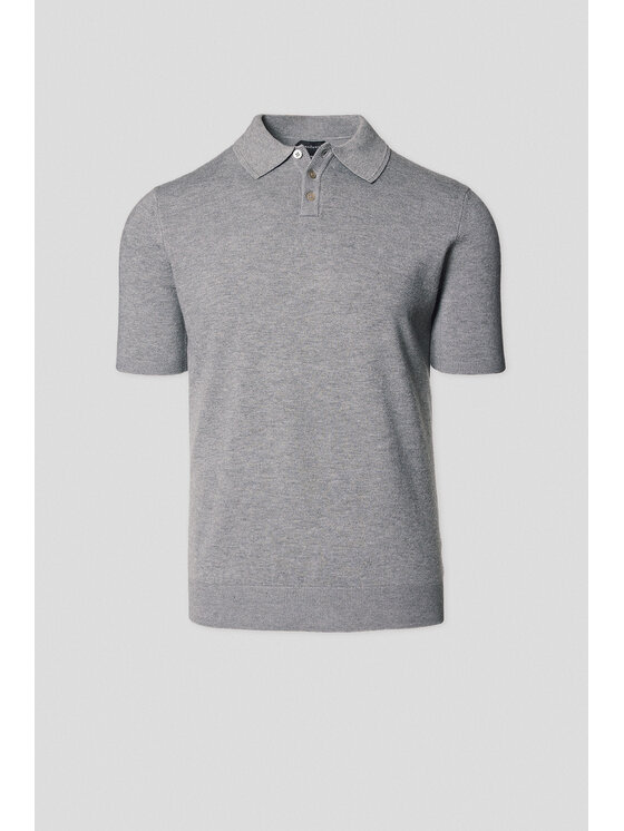 Lancerto Lancerto Polo Nils PO073125000052 Szary Regular Fit