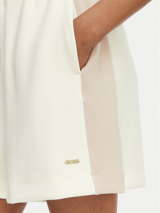 BOSS BOSS Sporta šorti Mirage 50561103 Krēmkrāsas Relaxed Fit
