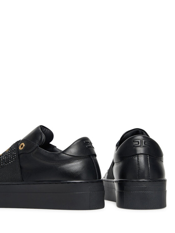 Elisabetta Franchi Elisabetta Franchi Sneakersy Low Cut Velcro F4A9-E0355-1251 S Czarny