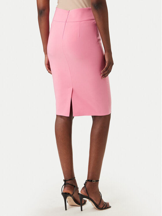 Rinascimento Rinascimento Pouzdrová sukně CFC0128651003 Růžová Slim Fit